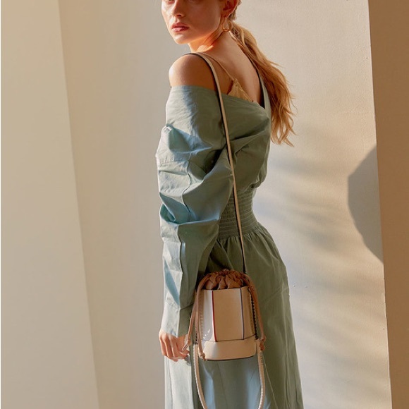 Loeuvre Sac de Lumiere Mini Bucket Bag - White Multicolor - Picture 3 of 12